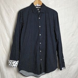 Report Collection Stretch - Slim Fit Button Down Shirt